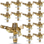 Ferraycle 12 Pieces 1/2 Inch Brass Impact Sprinkler Head With Nozzles Heavy D... New. Price: $79.99.