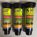 K-rain 4" Pro-s Pop-up Spray Srinkler Body, 1800 Series 319761 Black (3-PACK) New. Price: $17.99.