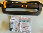 Melnor 65167AMZ Xt Turbo Oscillating Sprinkler, 4,500 Sq. Ft., Quick Connect New. Price: $27.80.