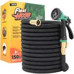 Flexi Hose Expandable Garden With 8 Function Nozzle, 150FT - Lightweight... New. Price: $154.99.