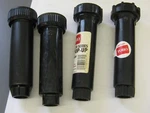 Toro & Rain Bird 4" Pop Up Sprinkler Heads ( Half Circle With 1/2" Fitting) Used. Price: $15.00.