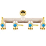 Upgraded Brass Garden Hose Splitter, 3/4" Way Heavy Duty With Ex New. Price: $62.25.