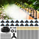 Mixc 100FT 1/4" Drip Irrigation + 16PCS Nozzles And Connectors New. Price: $43.86.