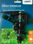 Orbit Impact Sprinkler Sprays Up To 40-FEET With 25-360 Degree Rotation Arc New. Price: $6.99.