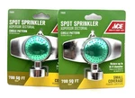 2 Ace Zinc Elevated Base Spot Sprinklers 700 Sq Ft Circle Pattern Small Coverage New. Price: $22.00.