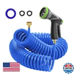 Hozcart Coil HOSE,3/8" Eva Garden 25 Ft,curly Water Lightweight New. Price: $44.81.