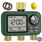 3 Outlet Sprinkler Timer Brass, Xinfuture Programmable Water Controlle New. Price: $65.74.