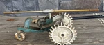Antique Craftsman Sears Roebuck Cast Iron Walking Lawn Sprinkler Tractor. Price: $13.25.