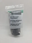 Orbit 67738 3-IN-1 Black Hose Faucet Adapter 1/2 In. For Irrigation New. Price: $8.99.