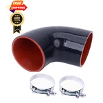 Wisauto 90 Degree 4-PLY High Performance Elbow Coupler Silicone Hose Id: 3.0" New. Price: $34.99.