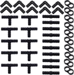 Uratot 40 Pieces Drip Irrigation Fittings Kit 1/2" Tubing Set, Tees, 10... New. Price: $15.10.