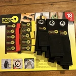 Wrap-it Quick-straps Heavy-duty Storage 18 Pack Hook & Loop Black Yellow New. Price: $19.99.