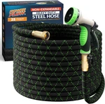 Powerflow Garden Hose, Non-expandable 25 Feet Premium Quality Stainless Steel Me New. Price: $56.23.