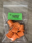 5X Orange Rain Bird Sprinkler Head Easy Universal Flush Cap, Fits All 1/2" New. Price: $11.97.