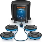 2025 Newest Gravity-fed Self-watering System No Power Needed, 4-PACK Auto. Price: $383.44.