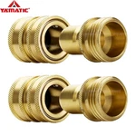 Yamatic 3/4" Thread Garden Hose Quick Connectors Water Fittings New. Price: $20.27.