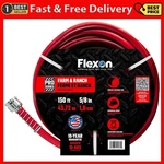 Flexon 5/8" 150FT Farm & Ranch Garden Hose New. Price: $95.99.