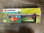 Gardena 3-ADJUSTMENT 3800 Sq. Ft. Aquazoom Oscillating Sprinkler For Even Flow New. Price: $33.99.