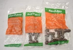 Lot Of 3 Packs Rain Bird Barbed Elbows & Tees 1/2" Tubing BE50/4 4/PACK Genuine New. Price: $9.74.