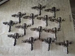 Lot Of 14 Vintage Brass Rain Bird #29B-LA 3/4" Base Low Angle Arm 1/8" Nozzle Used. Price: $149.99.
