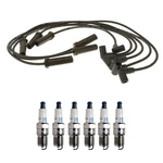 Denso Wire Set 7MM & Double Platinum Spark Plugs .050 Kit For Buick Pontiac V6 New. Price: $93.95.