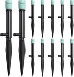 Adnee 12 Pack Sprinkler Bubbler Heads With Stake, Adjustable Flow Mushroom New. Price: $29.66.