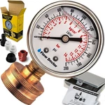 Flow Doctor Water Pressure Glycerin Filled Gauge Kit, All Purpose, 6 Black New. Price: $37.90.