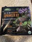 Brand New Scotts All-in-one Oscillating Sprinkler Kit Sealed Package. Price: $25.00.
