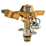 Brass Impact Sprinkler Head, 1/2 Male Pipe Thread Adjustable New. Price: $27.99.