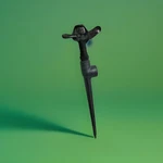 1960S Nelson Rain Bird #20 Lawn Garden Sprinkler Brass Head & Galvanized Spike Used. Price: $14.95.