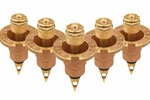 5-PACK Orbit 54071 Brass Pop-up Flush Head Sprinkler With Half Pattern Gold New. Price: $33.83.