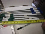 15" Sprinkler Flag,no 53376 Orbit UNDERGROUND,6 Packs Of 10 Ea = 30 Blue Grn New. Price: $59.99.