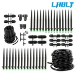 Lablt 130FT Adjustable Drip Irrigation System With Emitters Tubing & Fittings New. Price: $32.45.