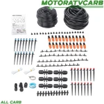All-carb 265FT Adjustable Drip Irrigation System W/ Emitters Tubing & Fittings New. Price: $32.12.