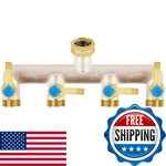 Upgraded Brass Garden Hose Splitter, 3/4" Way Heavy Duty With Ex New. Price: $62.63.