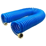 Darnassus 50FT Pu Coil Garden Hose, Solid Brass 3/4" Ght Fittings, Kink-free New. Price: $62.63.