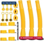 Upgraded Gas Can Spout Replacement, 3-PACK Nozzle Leak-proof Design, Wit New. Price: $14.05.