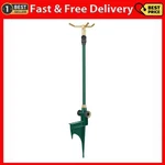 Orbit Irrigation 3-ARM Rotating Sprinkler Telescoping Step Spike New. Price: $25.99.