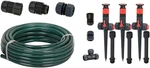 50FT Hose & Adjustable Sprinkler Set - Perfect For Diy Gardening! New. Price: $79.99.