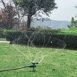 Kadaon Garden Sprinkler, 360 Degree Rotating Lawn Large Light Blue New. Price: $13.99.