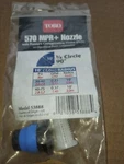 2-NEW Toro 570 Mpr+ 10' Distance 1/4 Circle 90 Degree Coverage Nozzle With Pcd. Price: $13.89.
