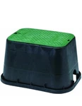 Nds 113BC Standard Series Sprinkler Valve Box, Black With Green Bolt-down Cover, New. Price: $23.87.