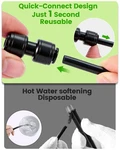 36 Pack Drip Irrigation Parts, Quick Connect 1/4" Straight Couplings For Gard... New. Price: $21.61.