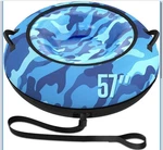 Snow Tube With 600D Oxford Cover, Heavy Duty Sled, Inflatable Cold Resistan New. Price: $35.99.