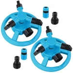 2 Pack 360 Degree Rotating Lawn Sprinklers Automatic Garden Watering System F... New. Price: $45.10.