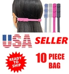 Ear Hook Extender Face Mask -10 Pack Adjustable Saver Strap Extension Usa New. Price: $10.99.