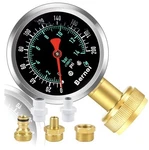Bernoi Liquid Filled Water Pressure Gauge Kit With 5 Parts 0-200 Psi Standard... New. Price: $16.00.