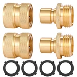 Sanpaint 3/4 Inch Brass Garden Hose Fitting Quick Connector And Female S... New. Price: $13.55.