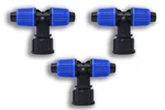 Netafim 3/4" Garden Hose Faucet To Drip Irrigation Line Adapter Tee 17-18MM New. Price: $14.95.