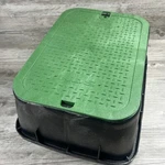 Nds # 115 12" 17" Rectangular Sprinkler Valve Box Extension With Cover New. Price: $39.95.